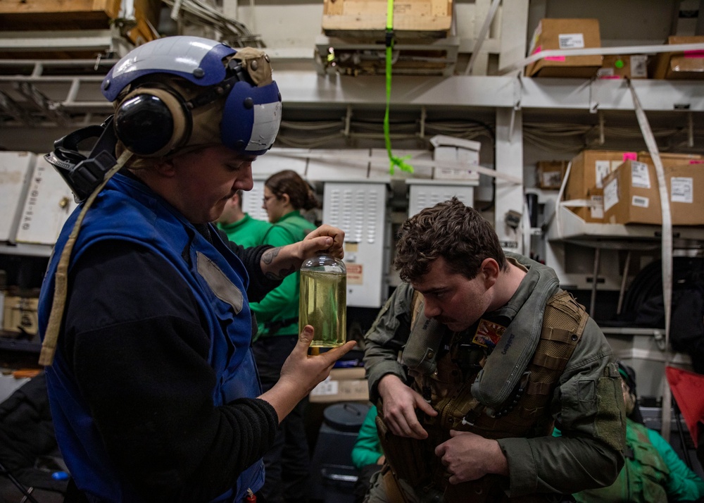 Sailors Conduct Flight Operations Aboard USS Dewey While Conducting Operations in the Philippine Sea, March 28