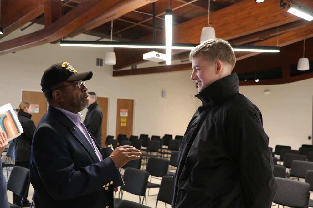 Veterans Interacting with Sailors at &quot;Sea Stories: Remembering Vietnam&quot;