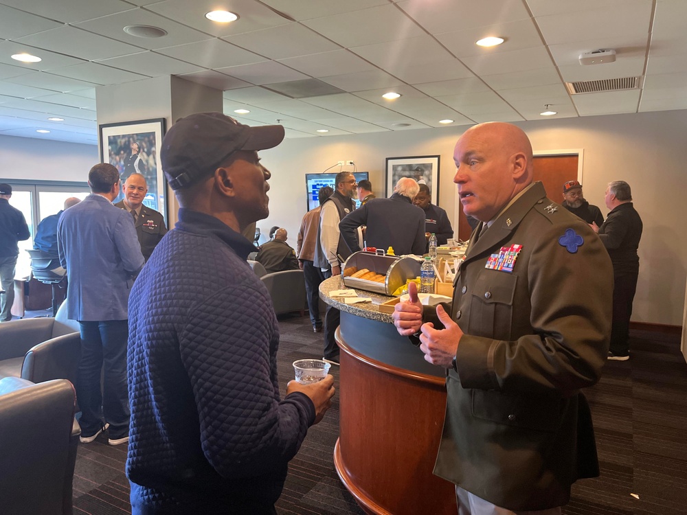 Army regional networking at White Sox home opener