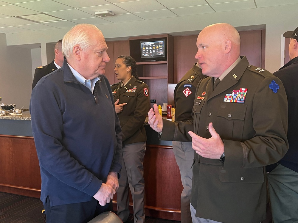 Army regional networking at White Sox home opener