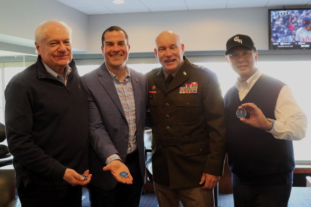 Army regional networking at White Sox home opener