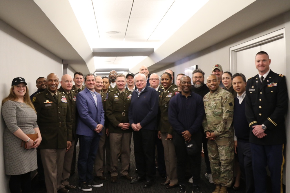 Army regional networking at White Sox home opener