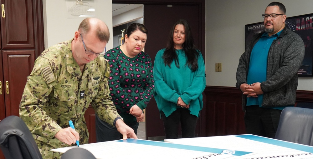 NWS Yorktown proclaims Sexual Assault Awareness and Prevention Month with proclamation