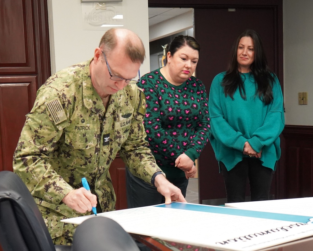 NWS Yorktown proclaims Sexual Assault Awareness and Prevention Month with proclamation