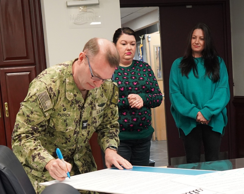 NWS Yorktown proclaims Sexual Assault Awareness and Prevention Month with proclamation