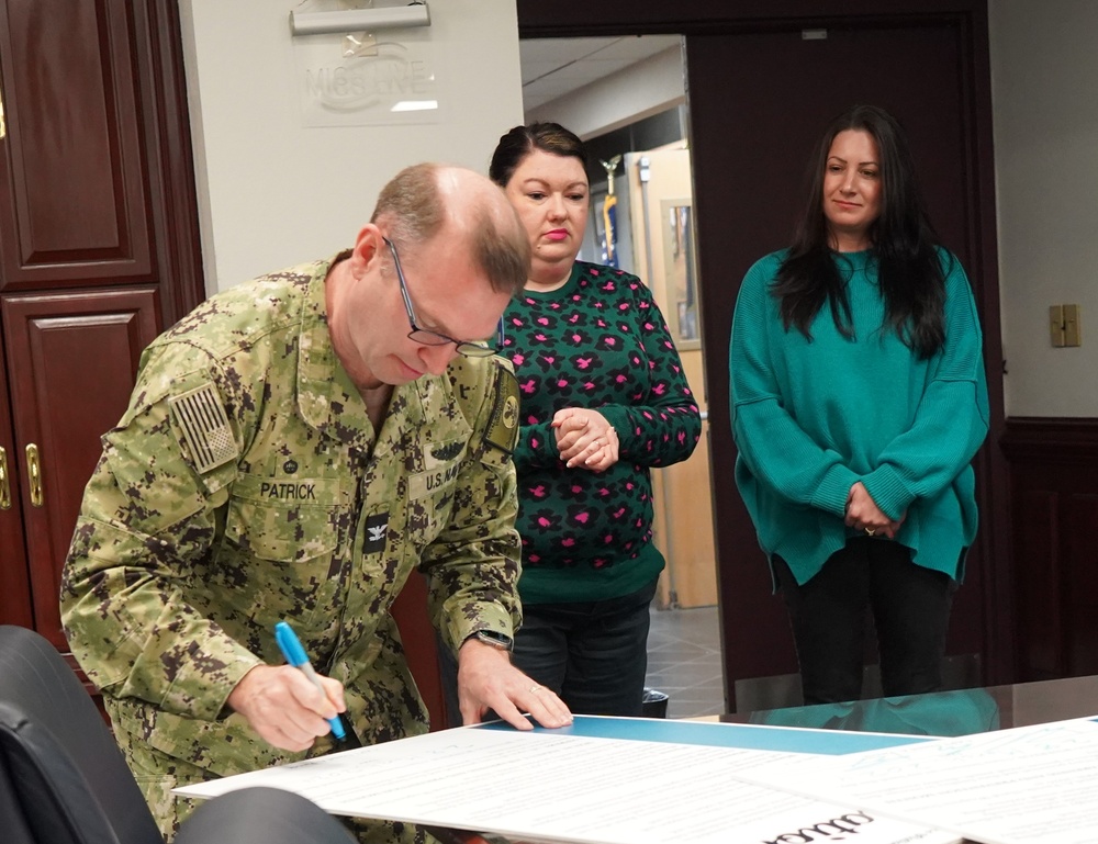 NWS Yorktown proclaims Sexual Assault Awareness and Prevention Month with proclamation