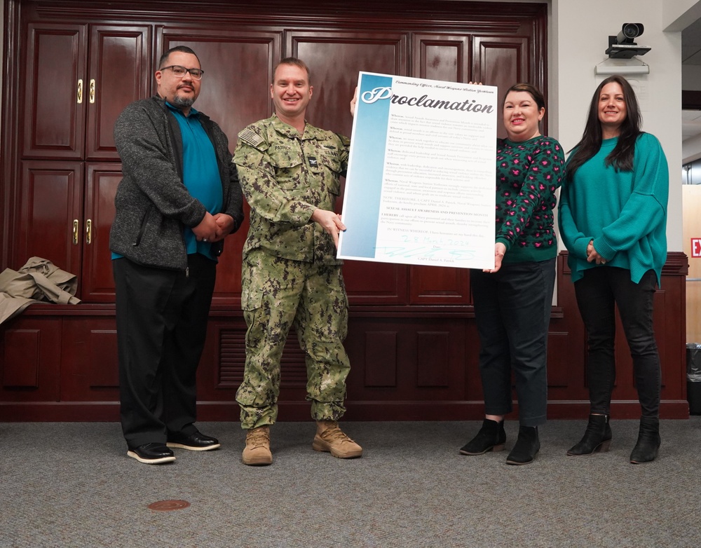 NWS Yorktown proclaims Sexual Assault Awareness and Prevention Month with proclamation