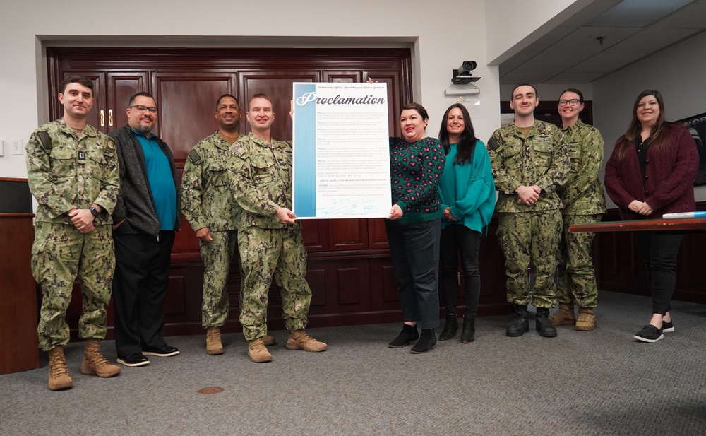 NWS Yorktown proclaims Sexual Assault Awareness and Prevention Month with proclamation