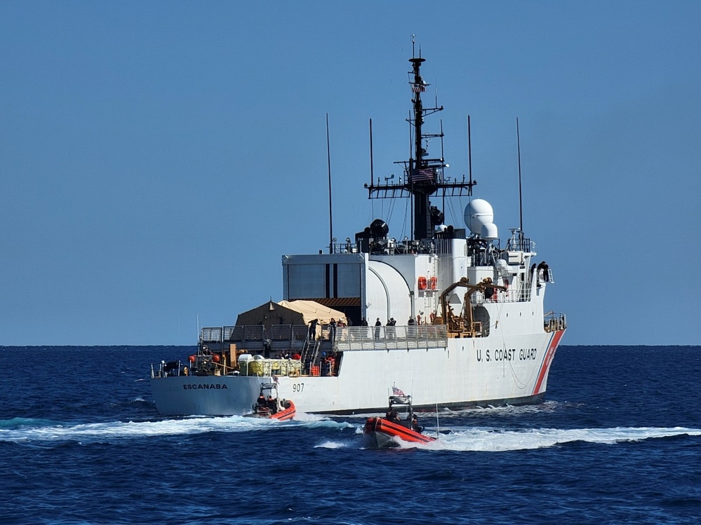 Coast Guard cutters Escanaba and Isaac Mayo support Operation Vigilant Sentry