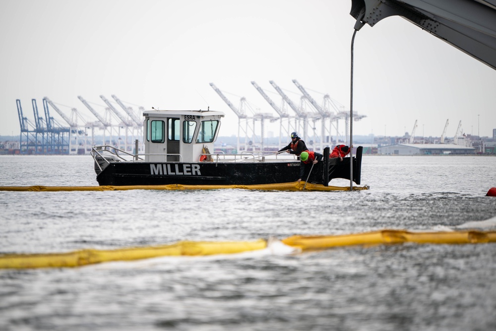 U.S. Coast Guard Unified Command begins salvage operations of Key Bridge Incident