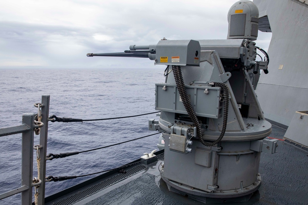 USS Ralph Johnson Conducts Live-Fire Exercise
