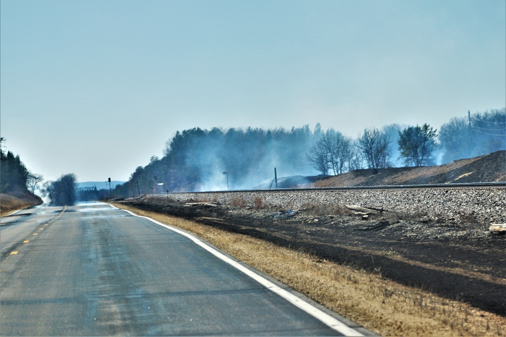 Fort McCoy personnel continue natural resources management with late-March prescribed burn