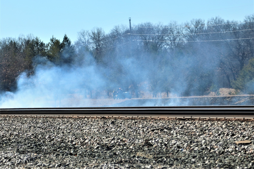 Fort McCoy personnel continue natural resources management with late-March prescribed burn