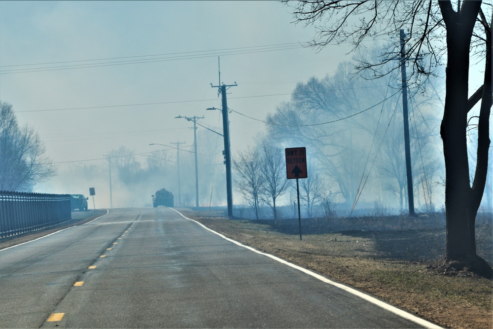 Fort McCoy personnel continue natural resources management through prescribed burns