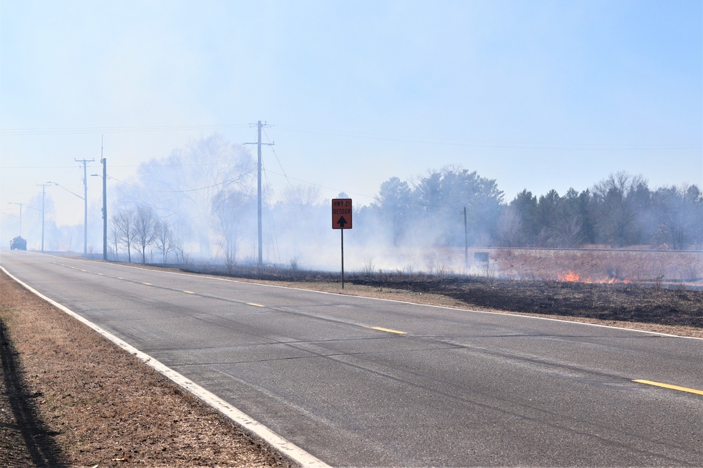 Fort McCoy personnel continue natural resources management through prescribed burns