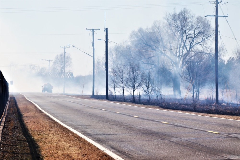Fort McCoy personnel continue natural resources management through prescribed burns