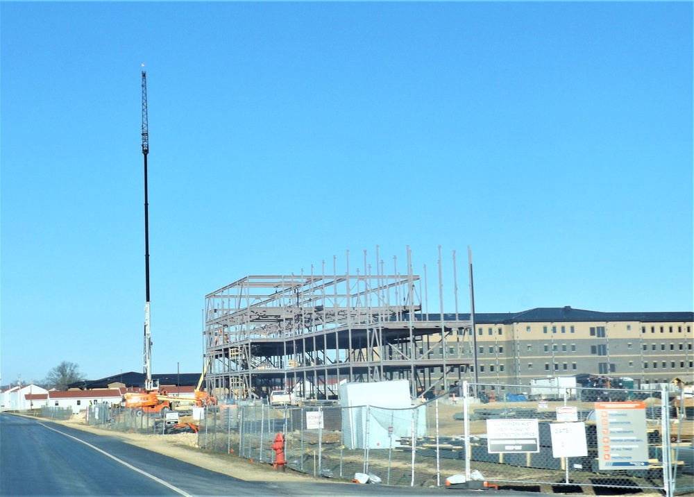 March 2024 barracks construction operations at Fort McCoy