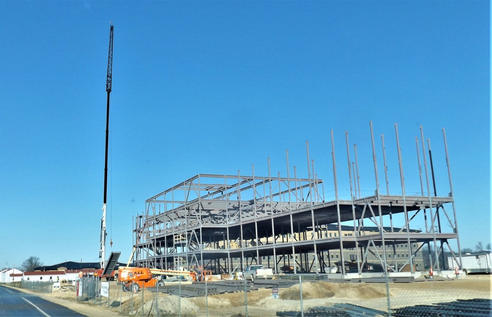 March 2024 barracks construction operations at Fort McCoy