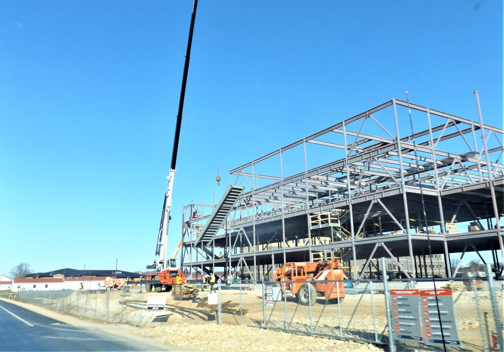 March 2024 barracks construction operations at Fort McCoy