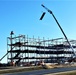 March 2024 barracks construction operations at Fort McCoy