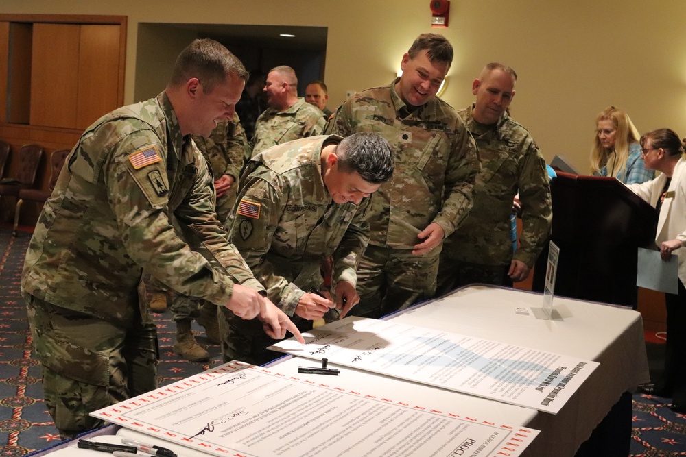 Fort McCoy leaders recognize April 2024 observances with proclamation-signing event