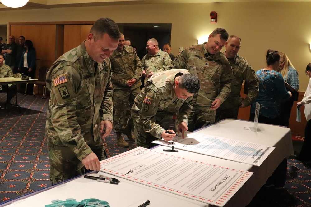 Fort McCoy leaders recognize April 2024 observances with proclamation-signing event