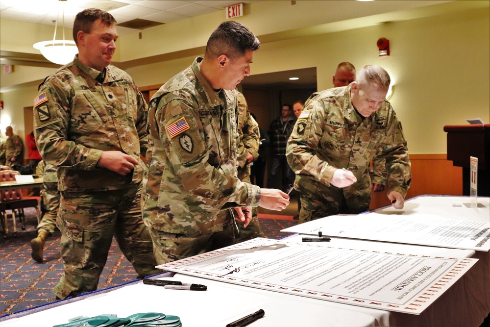 Fort McCoy leaders recognize April 2024 observances with proclamation-signing event