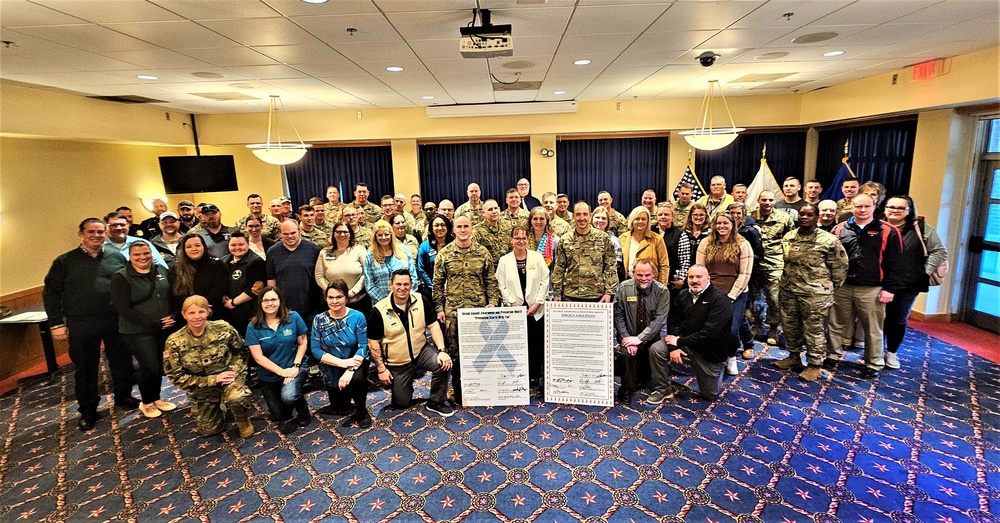 Fort McCoy leaders recognize April 2024 observances with proclamation-signing event