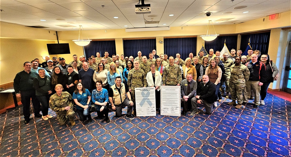 Fort McCoy leaders recognize April 2024 observances with proclamation-signing event