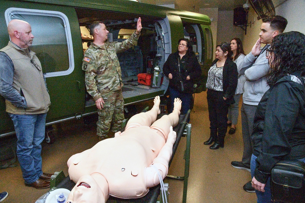 Los Angeles Recruiting Battalion MEDCoE Tour