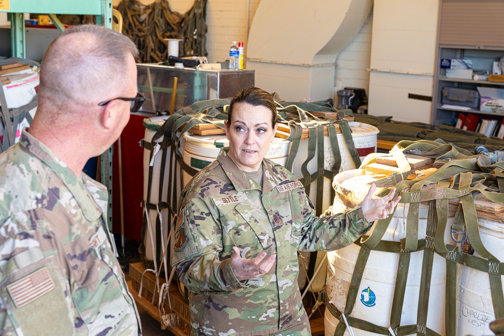 Missouri State leadership tours the AATTC to learn more of its mission for the mobility air force.