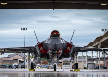 A little rain and lightning at the 187th Fighter Wing