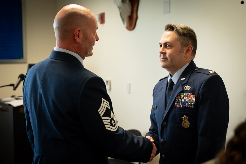 155th Security Forces Squadron Change of Command