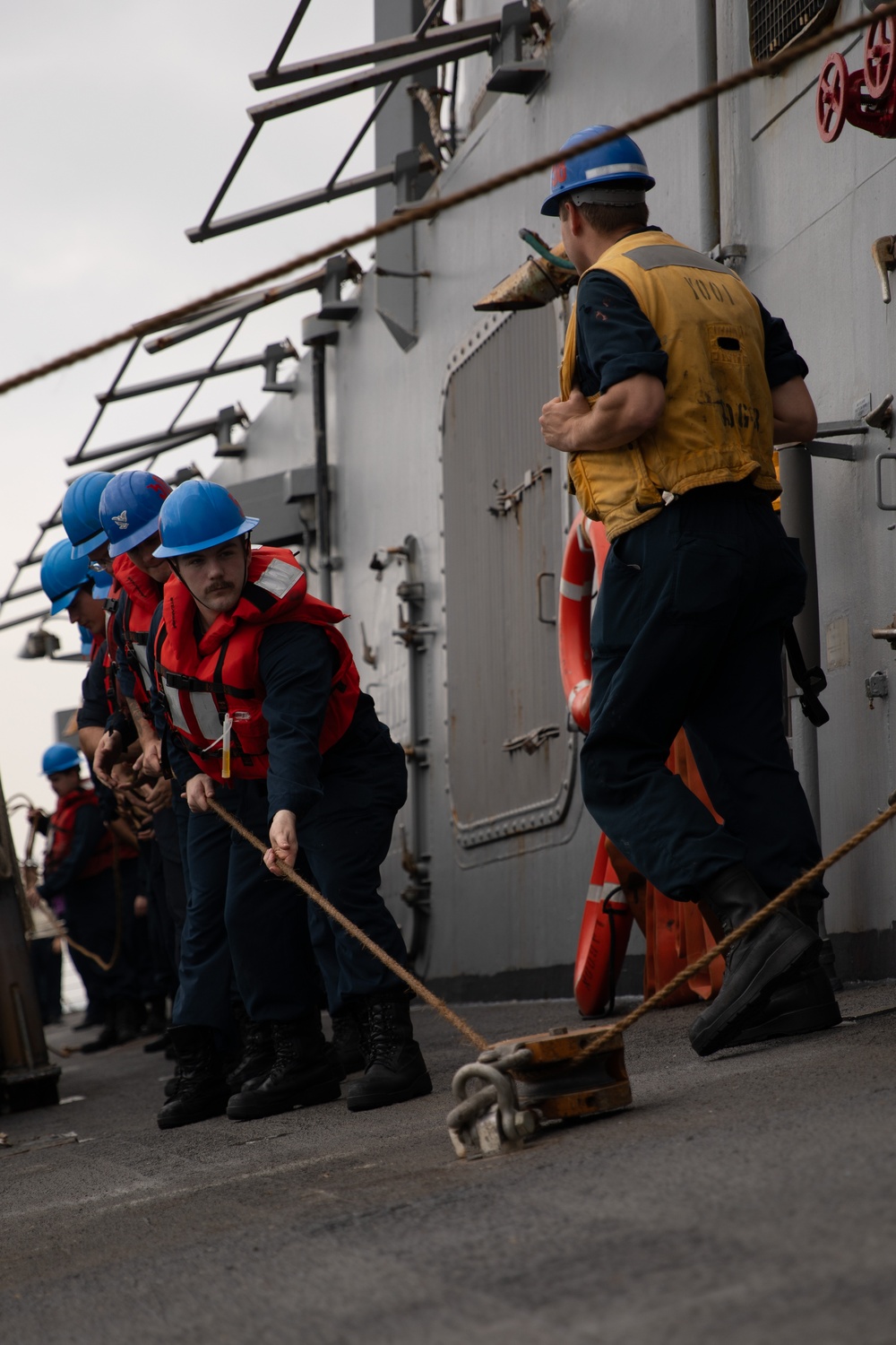 USS Laboon (DDG 58) Conducts a Replenishment-at-Sea with the USNS Supply (T-AOE 6)