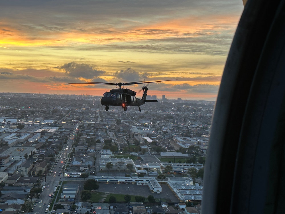 DVIDS - News - NTC Soldiers Soar over LA Galaxy Opener