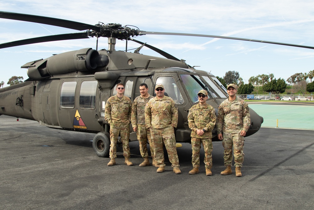 NTC Soldiers Soar over LA Galaxy Opener