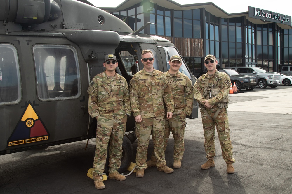 DVIDS - Images - NTC Soldiers Soar over LA Galaxy Opener [Image 11 of 13]