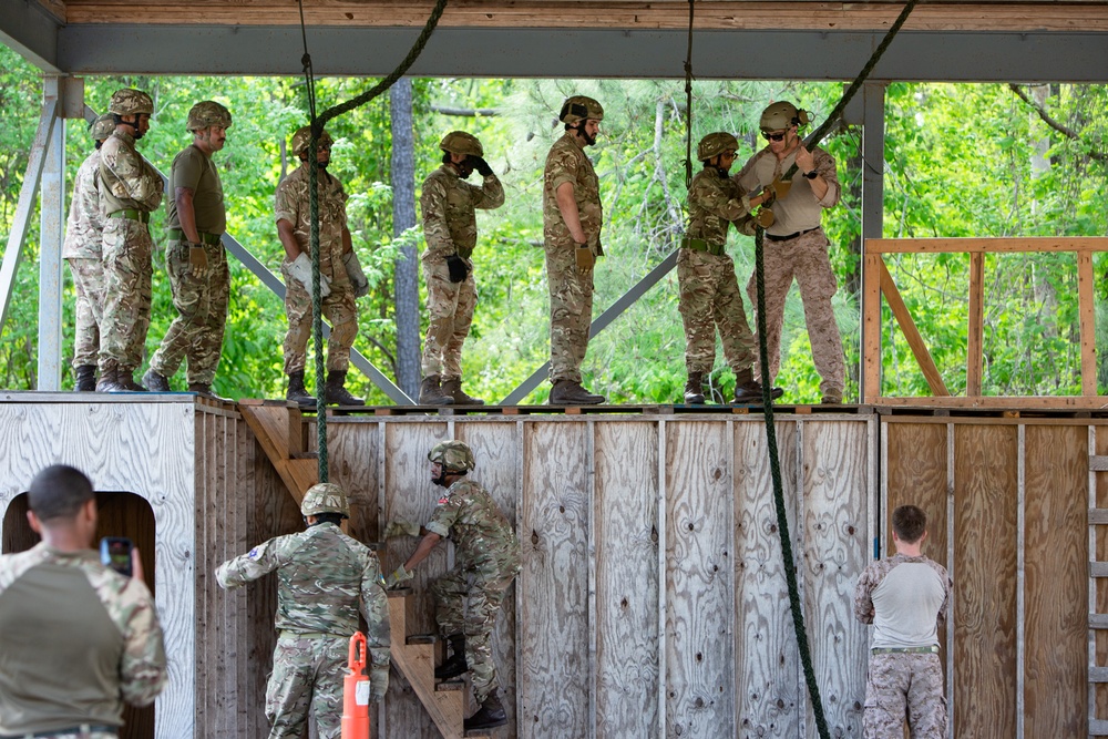 Bayonet Fighting and Rappelling – Exercise Island Warrior 24