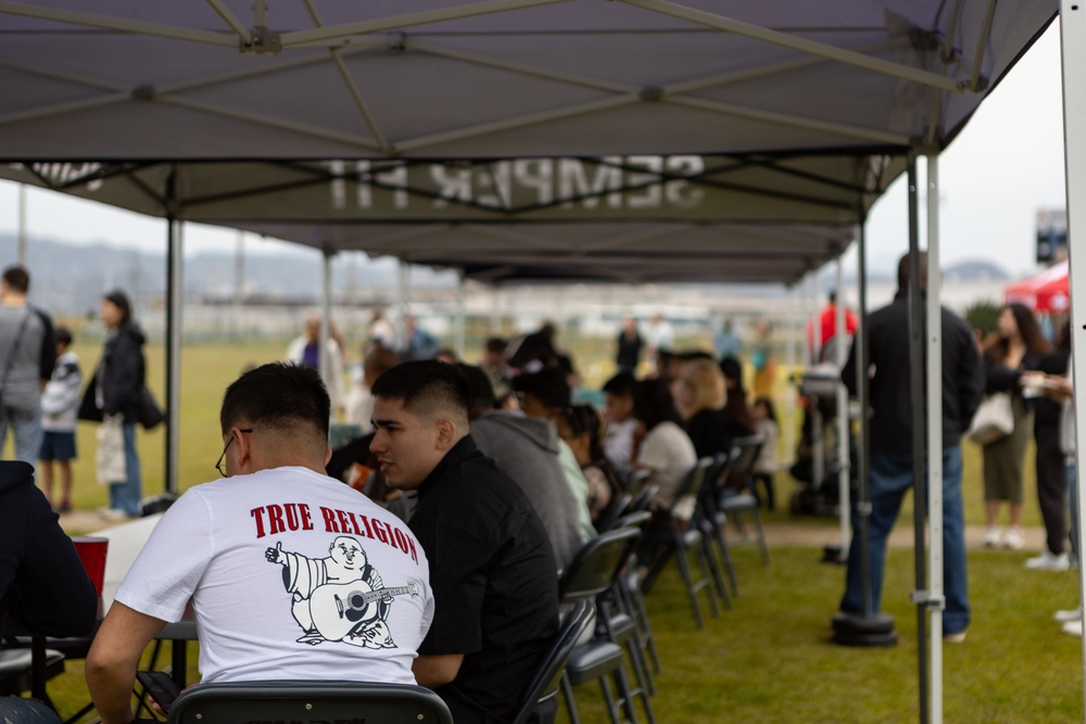 The Hunt is on: Marine Corps Air Station Iwakuni Chapel and Marine Corps Community Services Iwakuni hosts easter egg hunt