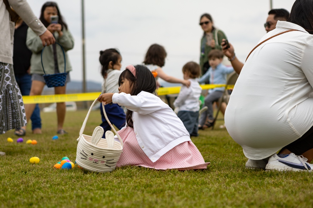 The Hunt is on: Marine Corps Air Station Iwakuni Chapel and Marine Corps Community Services Iwakuni hosts easter egg hunt