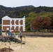 Marines and Sailors from MCAS Iwakuni participate in a beach cleanup