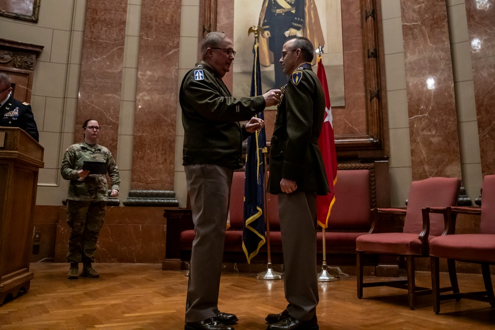 Maj. Gen. Timothy Winslow retirement ceremony