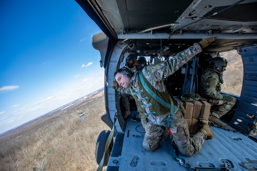 The 412th Civil Affairs Battalion conduct Low-Cost Low-Altitude Training