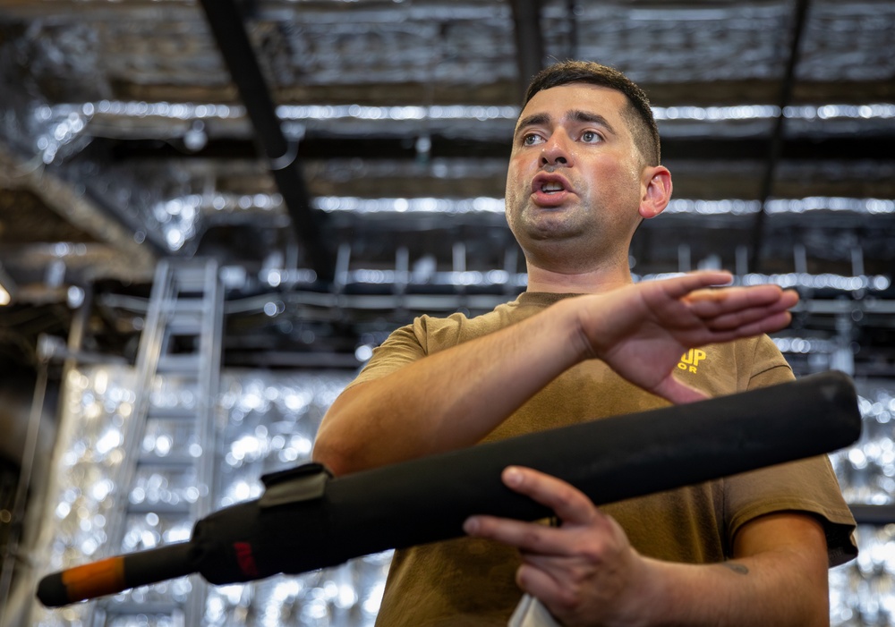 USS Mobile (LCS 26) Gold Crew conducts anti-terrorism training while underway