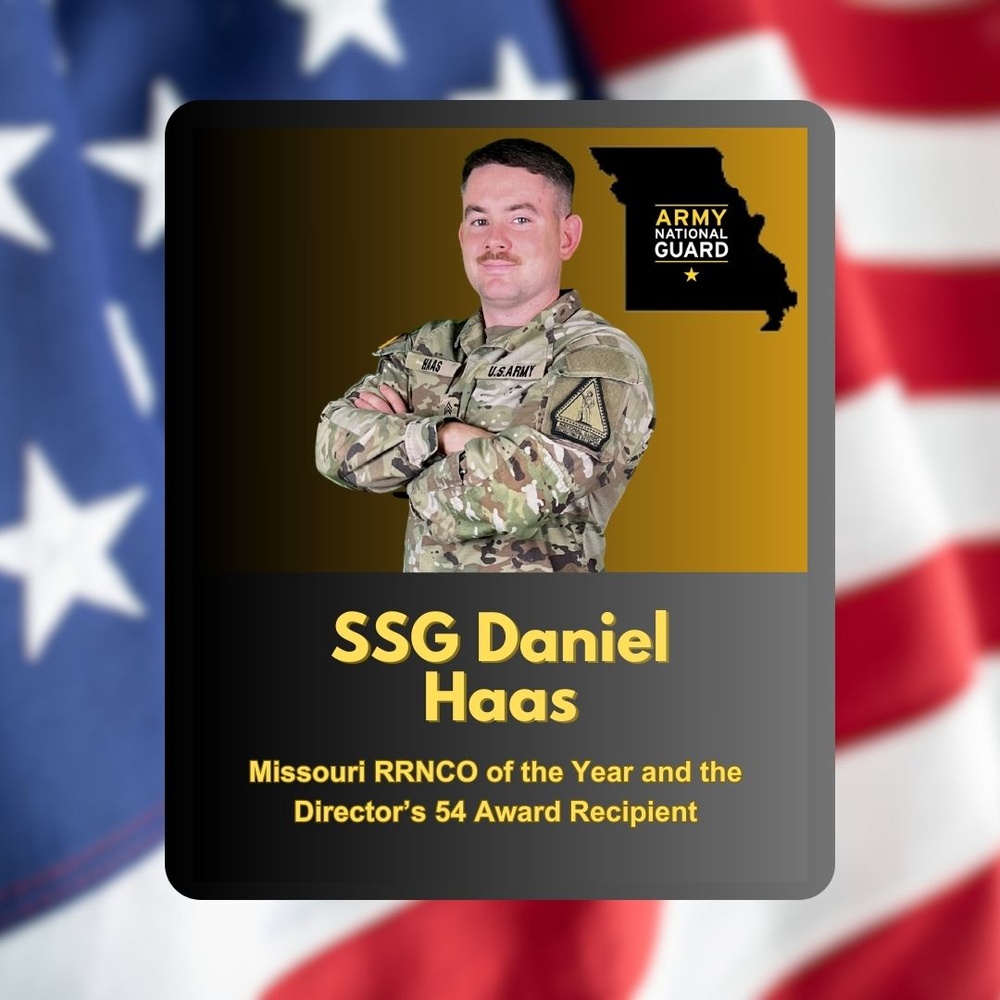 Missouri Army Guard RRNCO recognized with Director's 54 Award