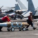 Ordnancemen Aboard the USS Dwight D. Eisenhower Prepare for Flight Operations in the Red Sea