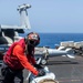 Ordnancemen Aboard the USS Dwight D. Eisenhower Prepare for Flight Operations in the Red Sea