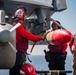 Ordnancemen Aboard the USS Dwight D. Eisenhower Prepare for Flight Operations in the Red Sea
