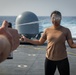 USS Mobile (LCS 26) Gold Crew sailors receive OC spray, demonstrate security force skills