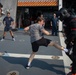 USS Mobile (LCS 26) Gold Crew sailors receive OC spray, demonstrate security force skills
